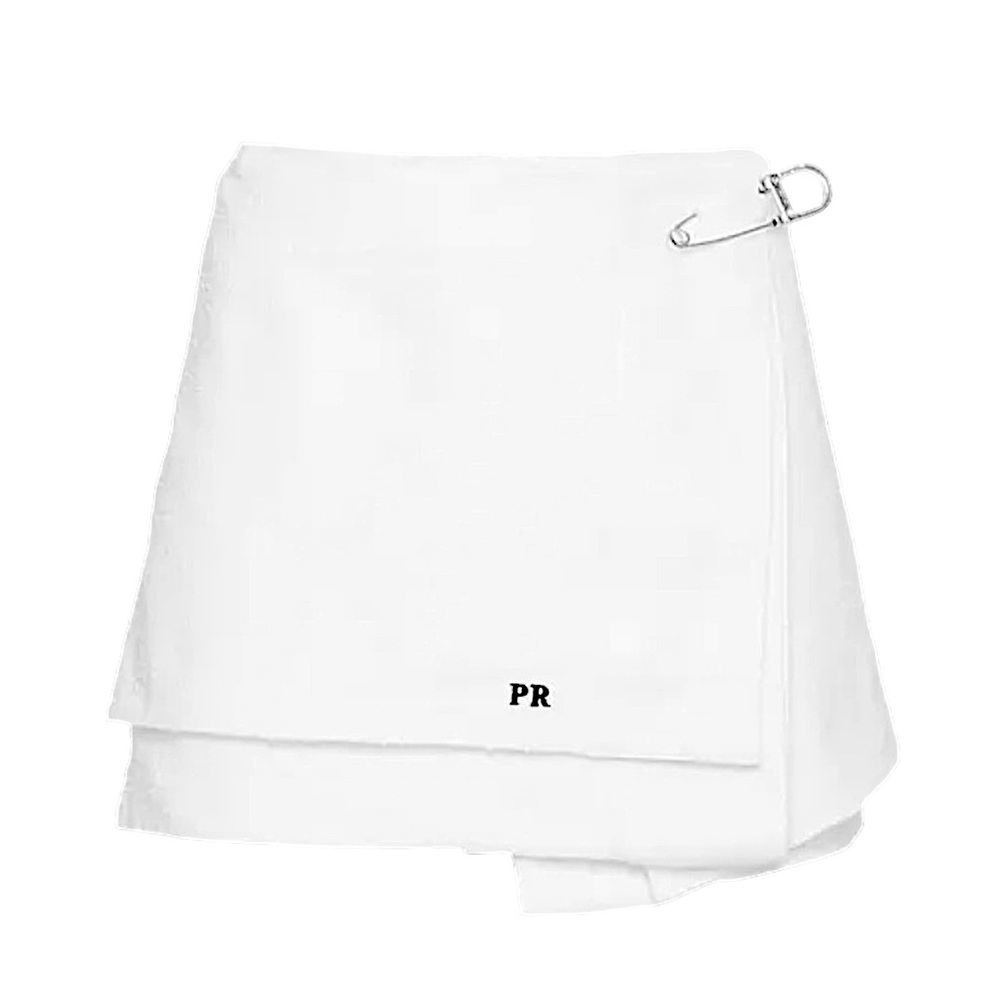 PRADA Asymmetric Cotton-Blend Mini Skirt